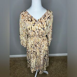 Anthropology Jaase midi dress